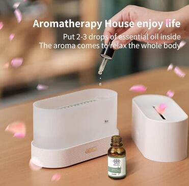 Difusor de Aceites Esenciales LED Humidificador Ultrasónico 500ml – Aromaterapia Inteligente para el Hogar Moderno